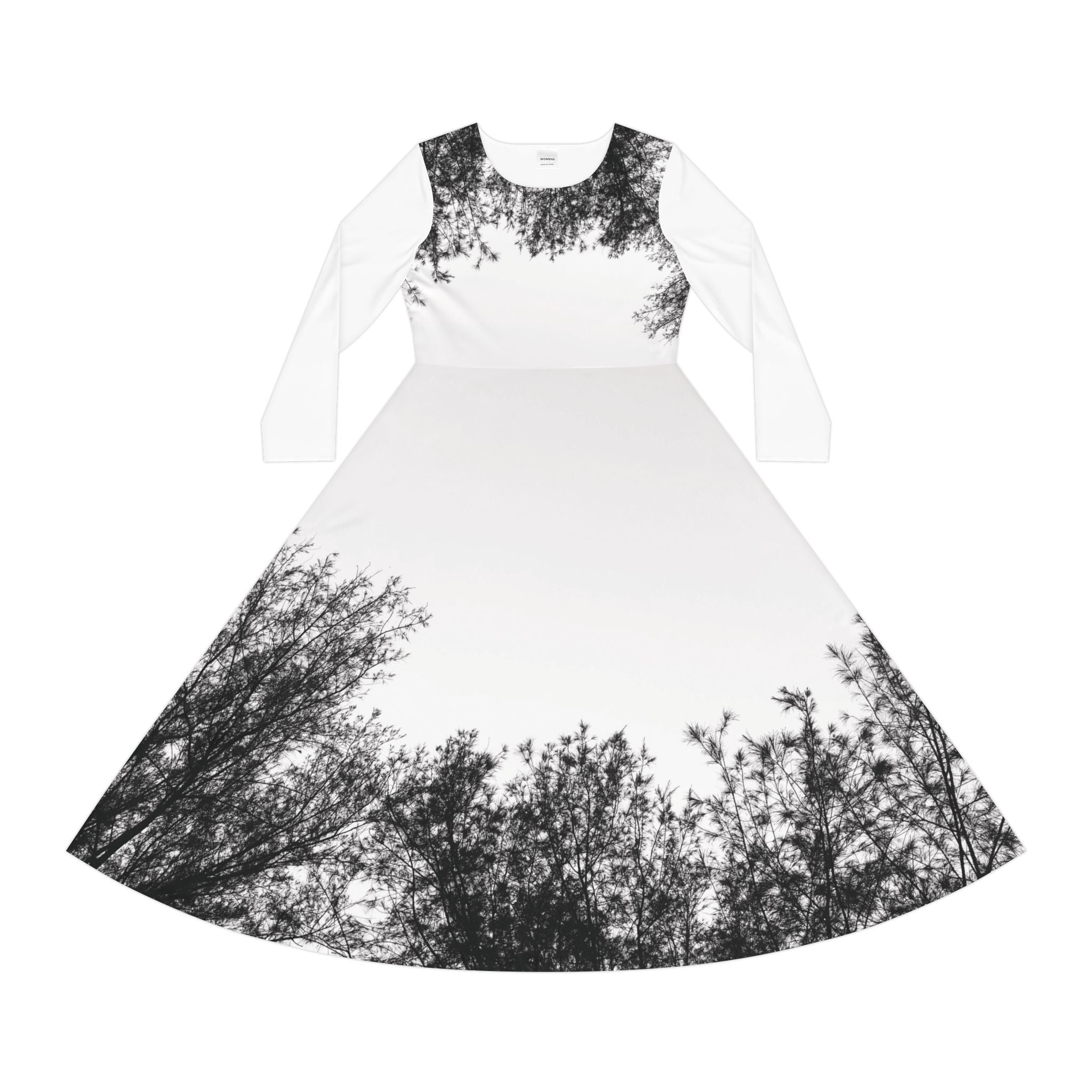 Women's Long Sleeve Dance Dress (AOP)
