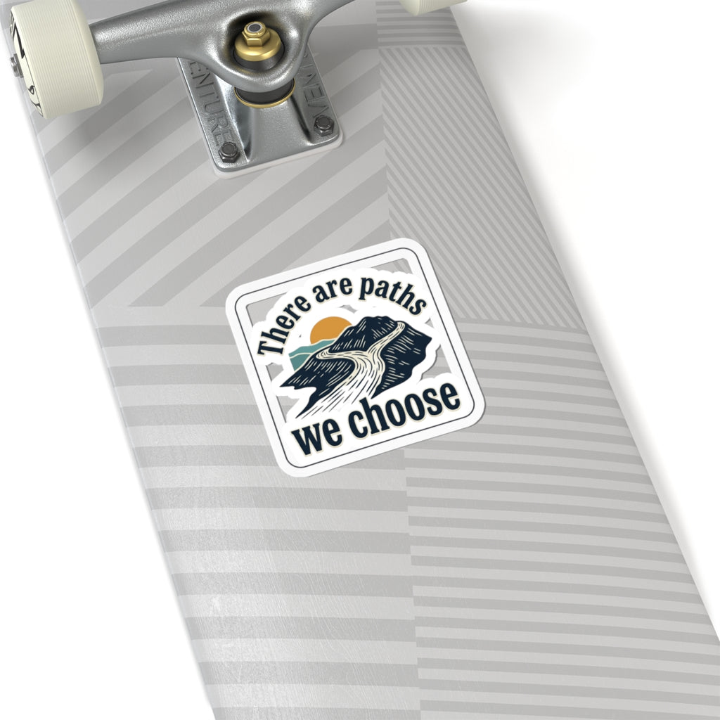 Encouraging 'Life Always Goes On' Kiss-Cut Sticker
