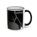 Monochrome Vintage Photo Accent Rim Mug (11oz, 15oz)