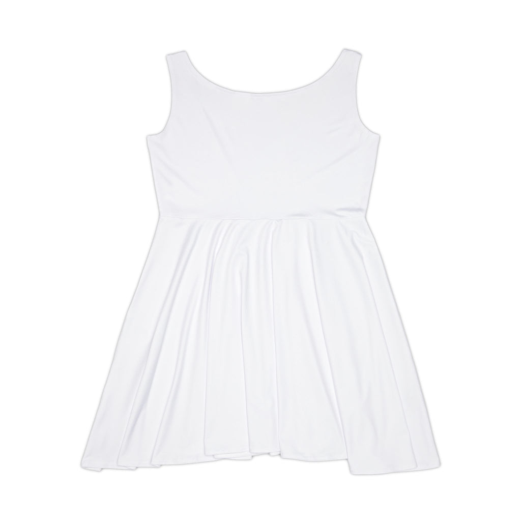 Black & White Tree Silhouette Skater Dress