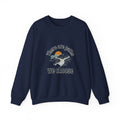 Mountain Paths Crewneck Sweatshirt - "There Are Paths We Choose" Sun Design