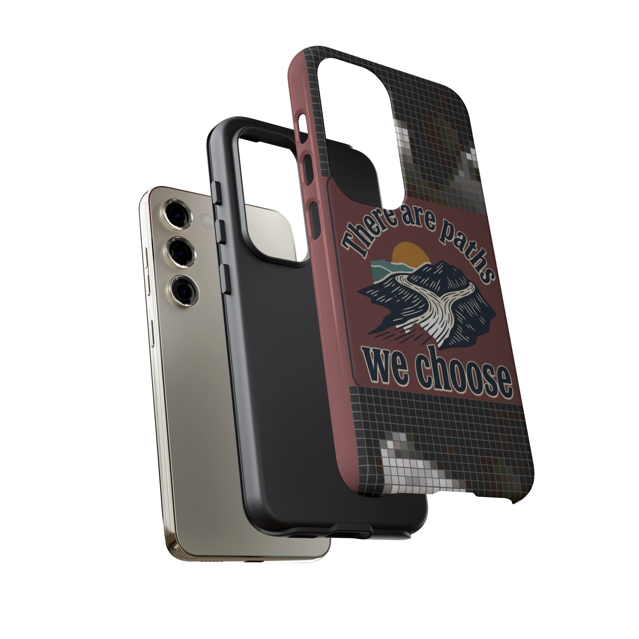 Phone Case - 'There Are Paths We Choose' Scenic Protective Phone Cover
