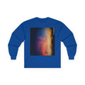 Long Sleeve Tee- Sunset Photo with 'The quality of mercy...' Quote