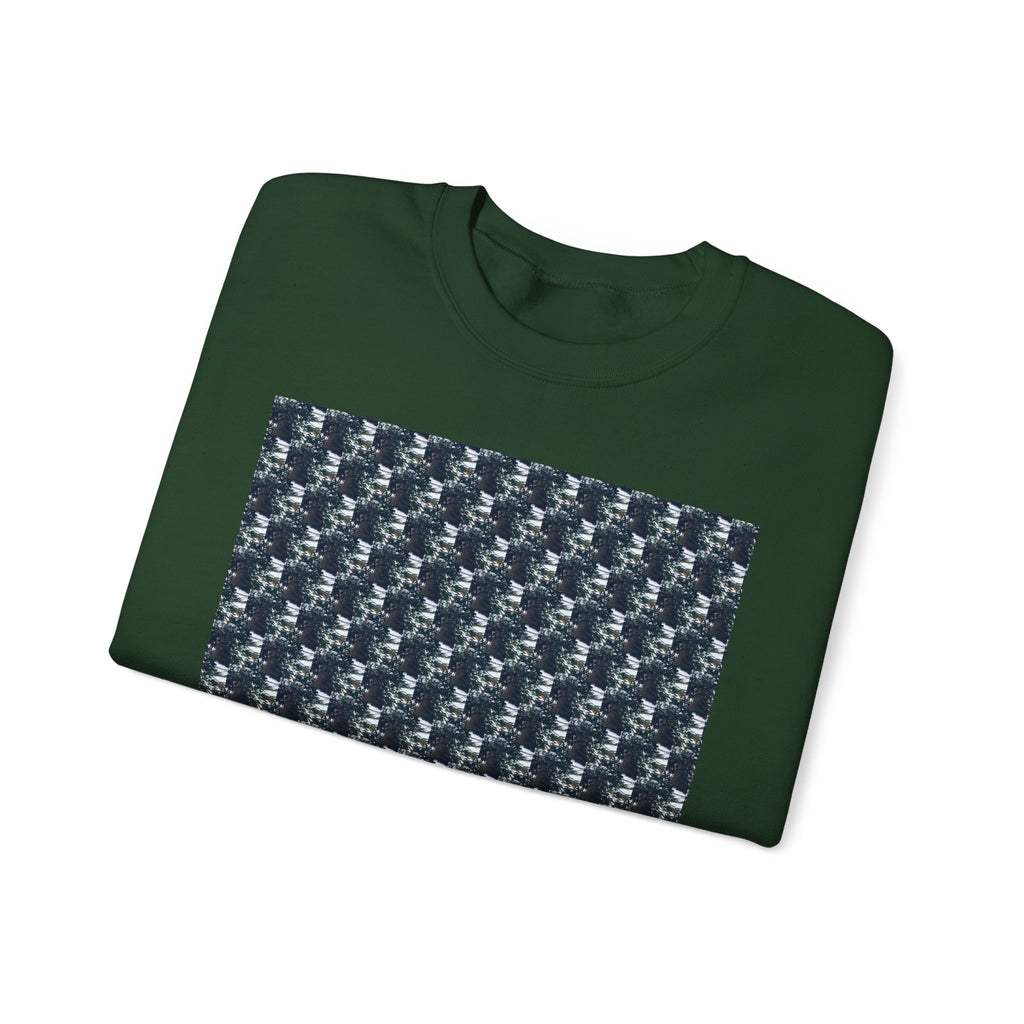 Men's Graphic Crewneck Sweatshirt -Small tree Pattern