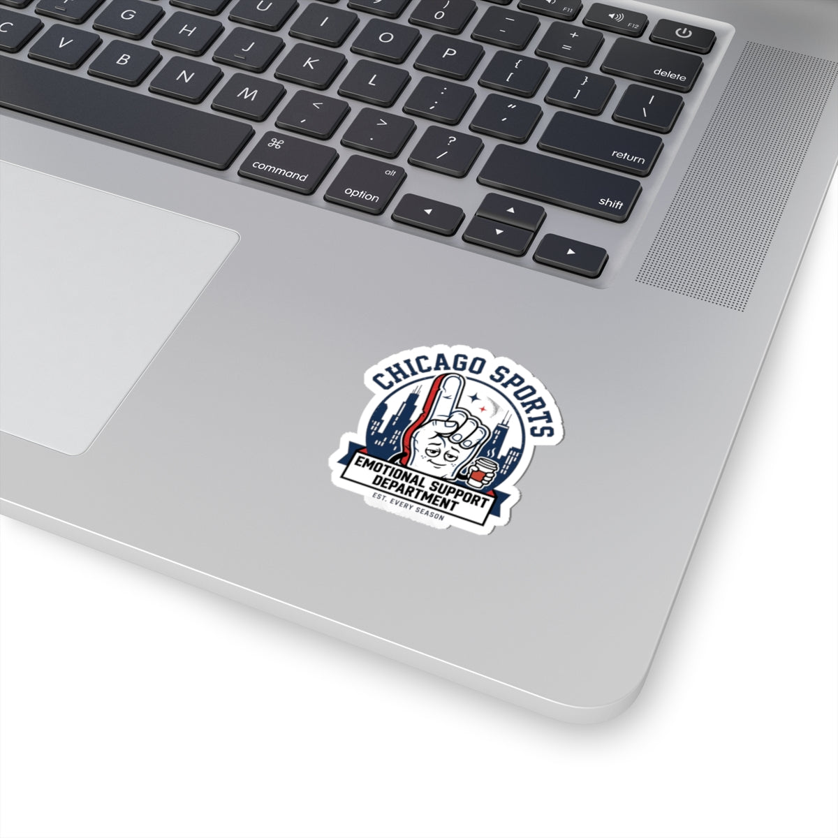 Chicago Sports Emotional Support Department Sticker | city basketball, rivalry humor