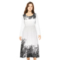 Women's Long Sleeve Dance Dress (AOP)