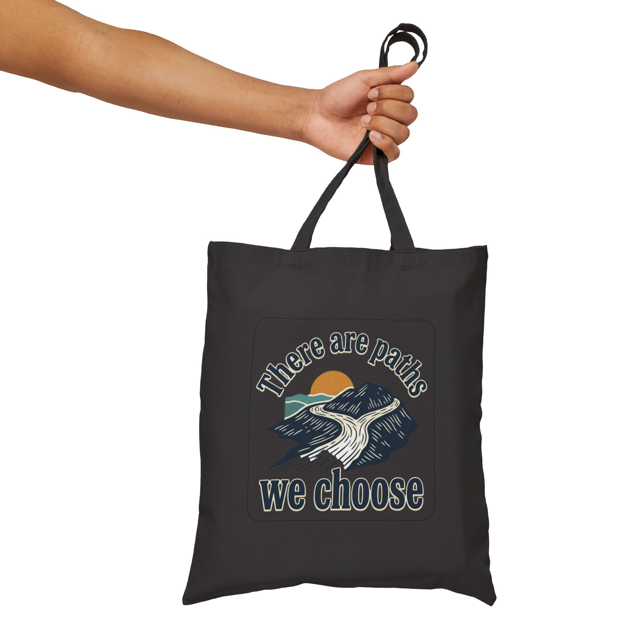 There Are Paths We Choose Tote | Playful Christian Easter, Pastel Retro Church Humor